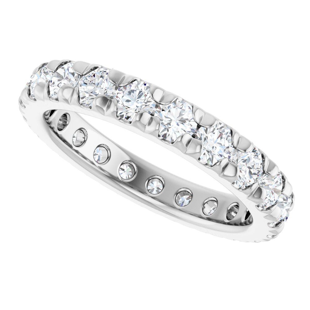 14K White Gold 2 1/5 CTW Lab-Grown Diamond Eternity Band