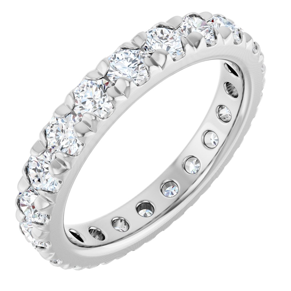 14K White Gold 2 1/5 CTW Lab-Grown Diamond Eternity Band