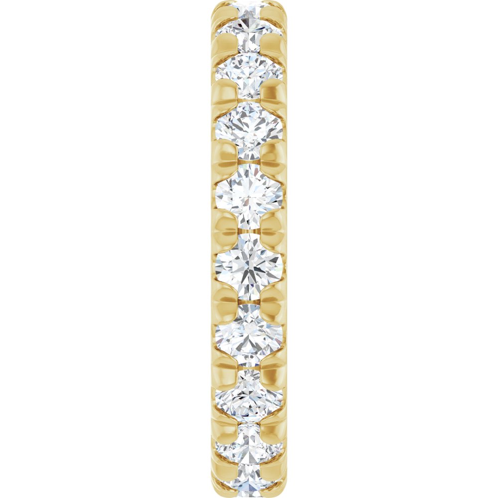 14K Yellow Gold 2 1/5 CTW Lab-Grown Diamond Eternity Band