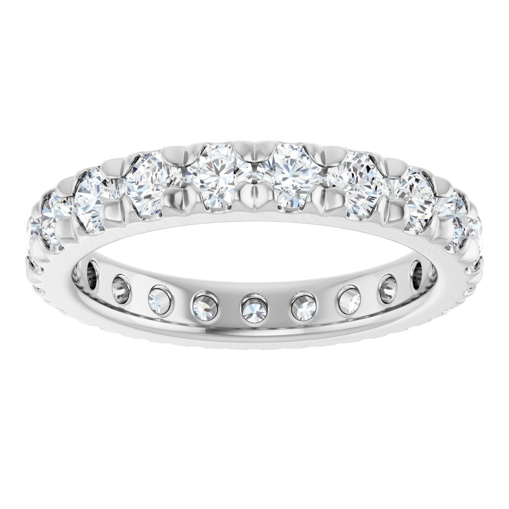 14K White Gold 2 1/5 CTW Lab-Grown Diamond Eternity Band