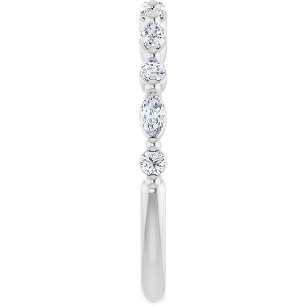 14K White Gold 1/3 CTW Lab-Grown Diamond Anniversary Band