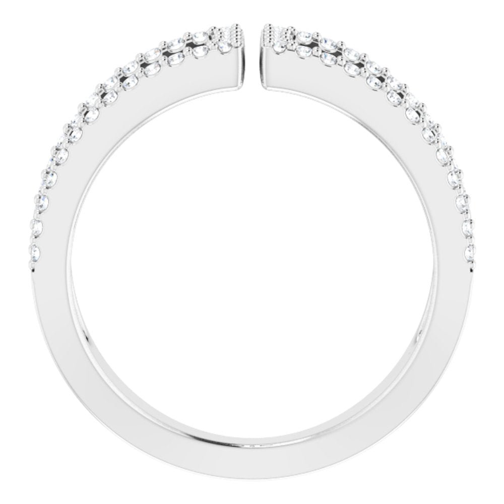 14K White Gold 1/3 CTW Natural Diamond Ring