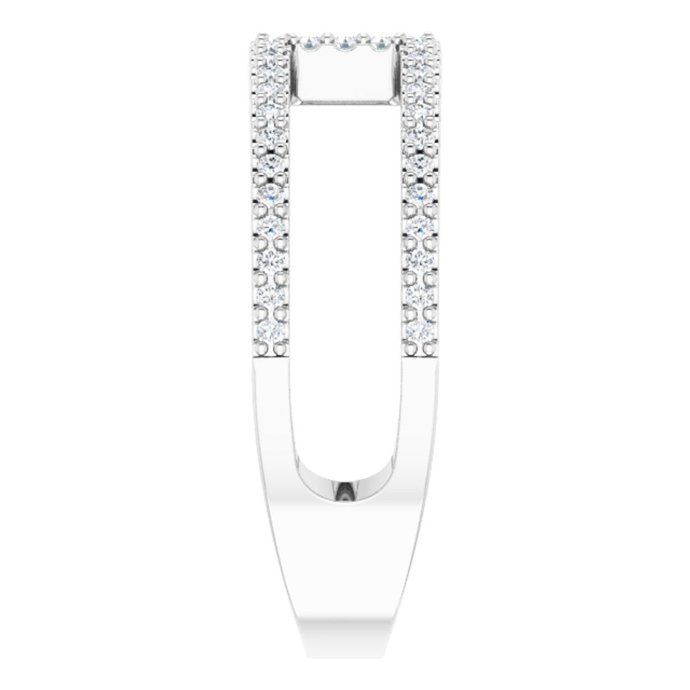 14K White Gold 1/3 CTW Natural Diamond Ring
