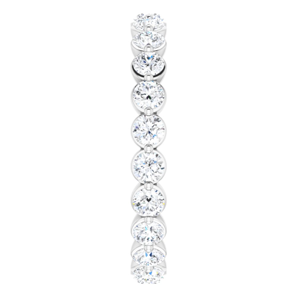 14K White Gold 1 1/4 CTW Lab-Grown Diamond Eternity Band