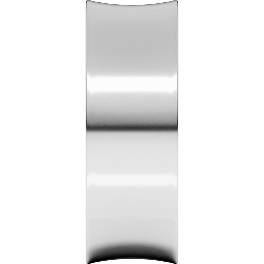 14K White 7 mm Lightweight Concave Band Size 7