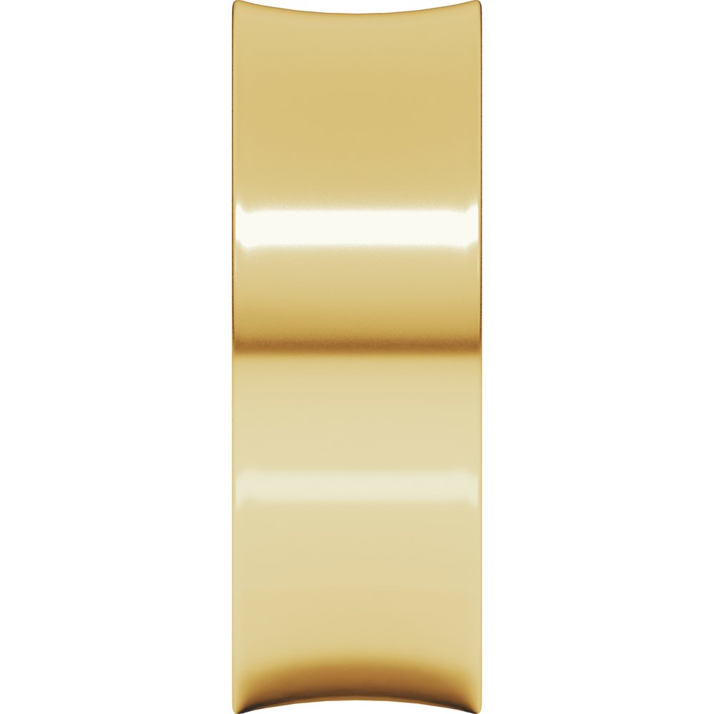 14K Yellow 7 mm Lightweight Concave Band Size 7.5