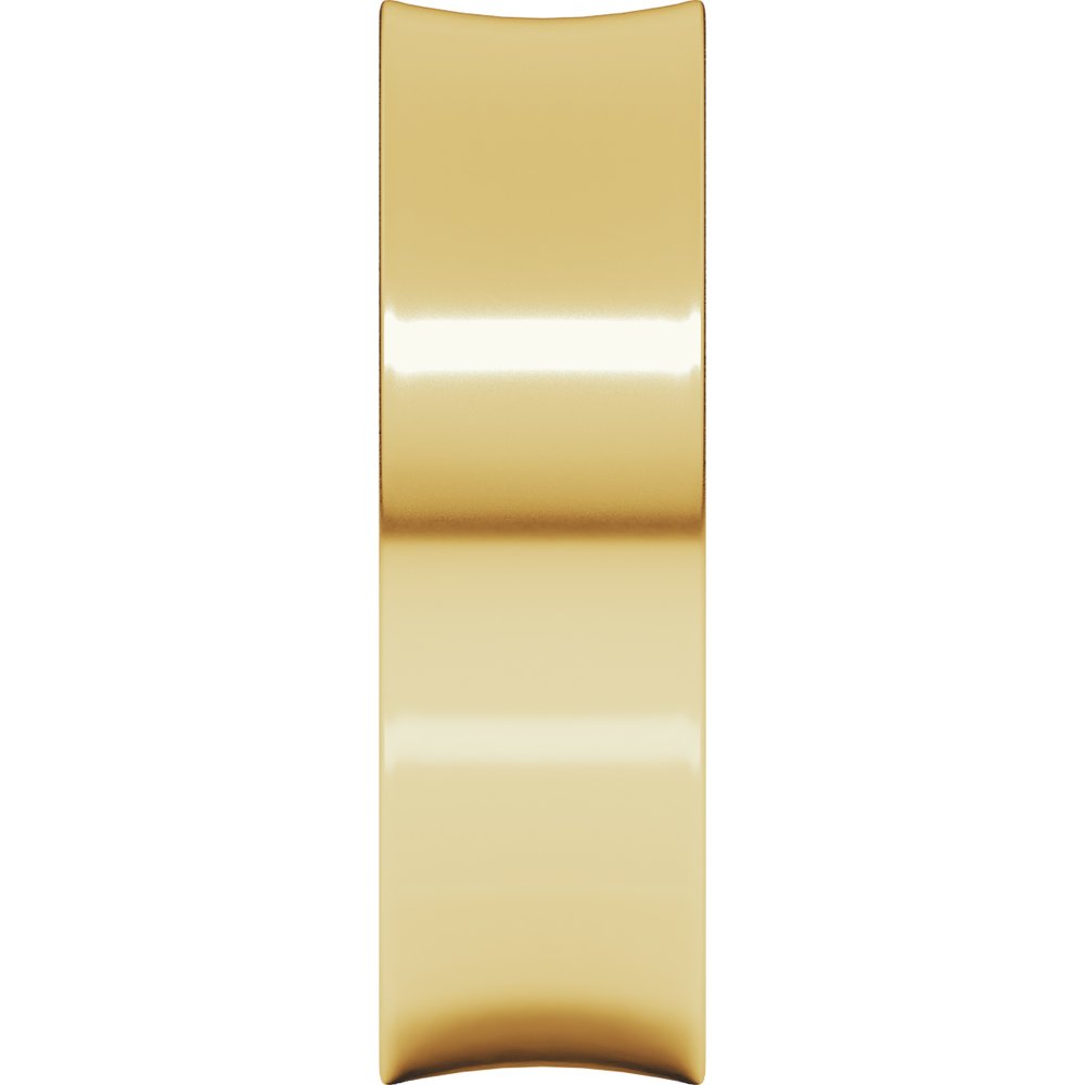 10K Yellow 6 mm Lightweight Concave Band Size 7