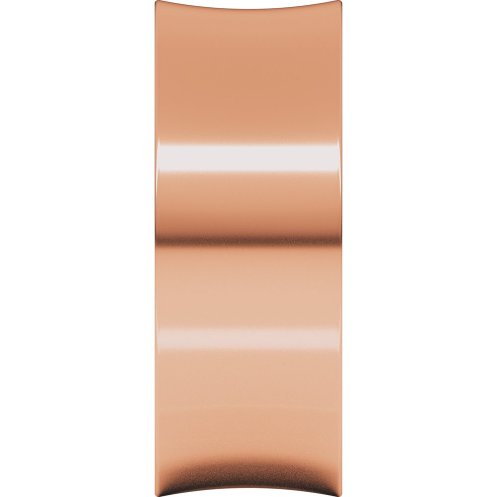 14K Rose 8 mm Comfort-Fit Concave Band Size 7