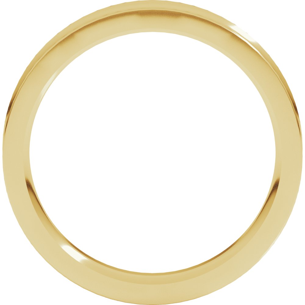 Sterling Silver 4 mm Comfort-Fit Concave Band Size 9