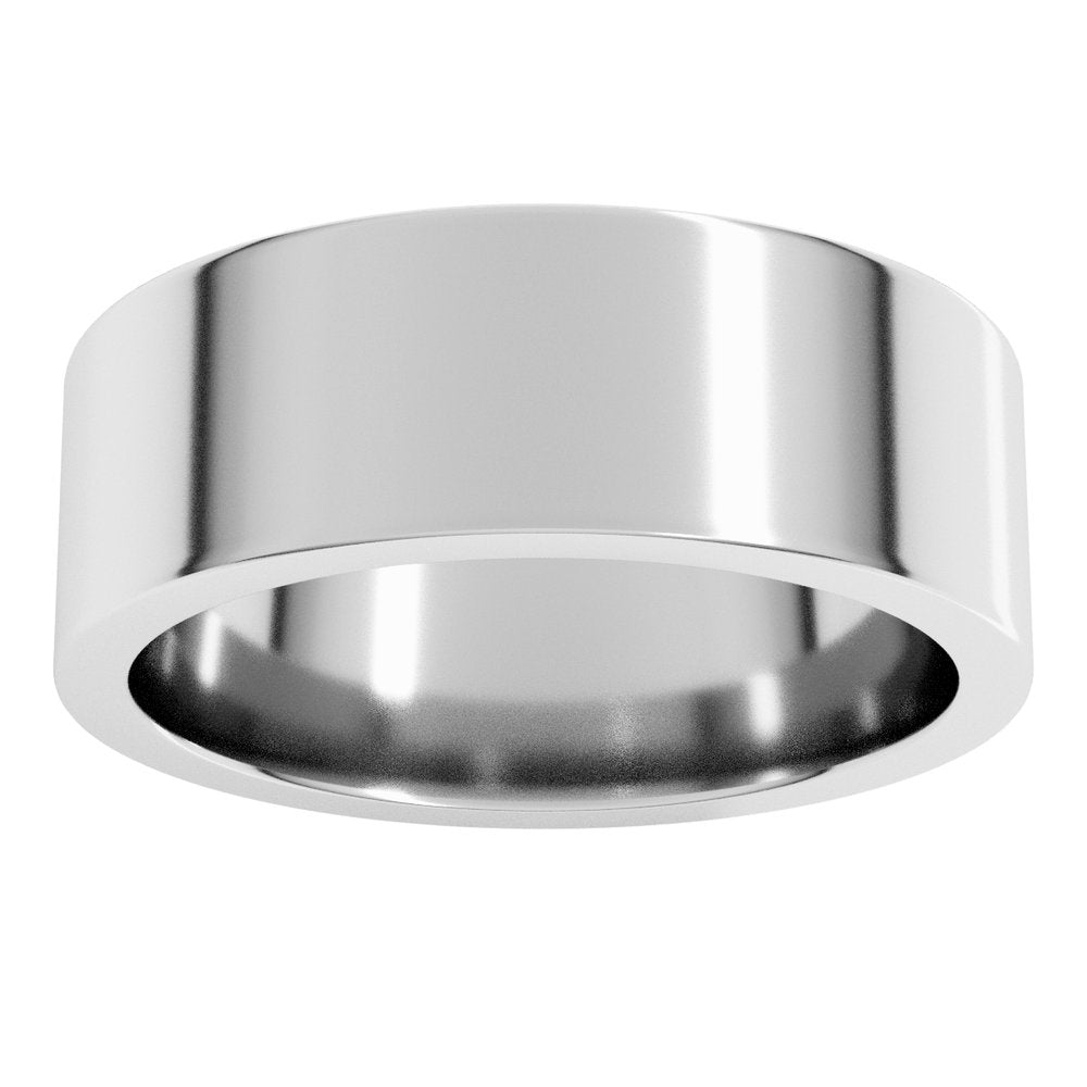 Sterling Silver 7 mm Comfort-Fit Flat Band