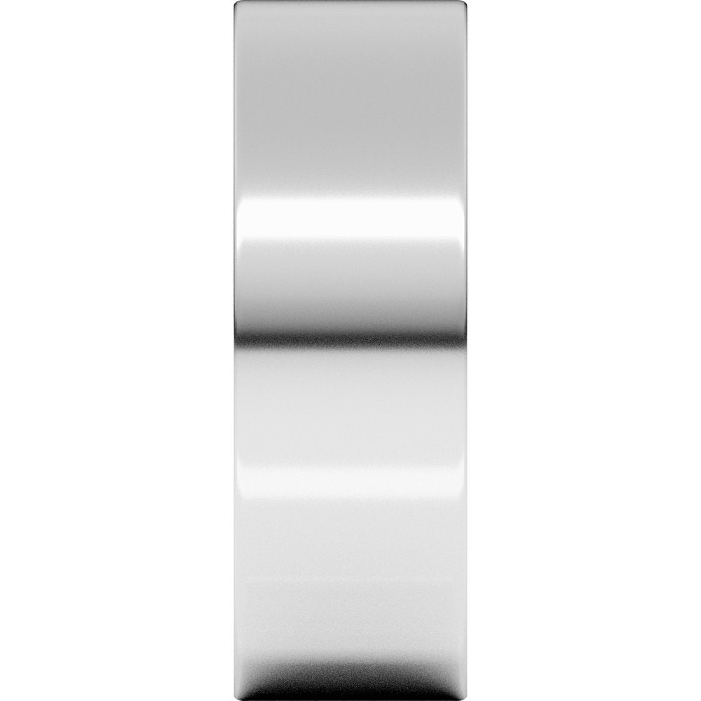 Sterling Silver 7 mm Comfort-Fit Flat Band Size 7