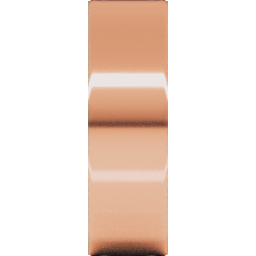 14K Rose 6 mm Flat Ultra-Light Band Size 10
