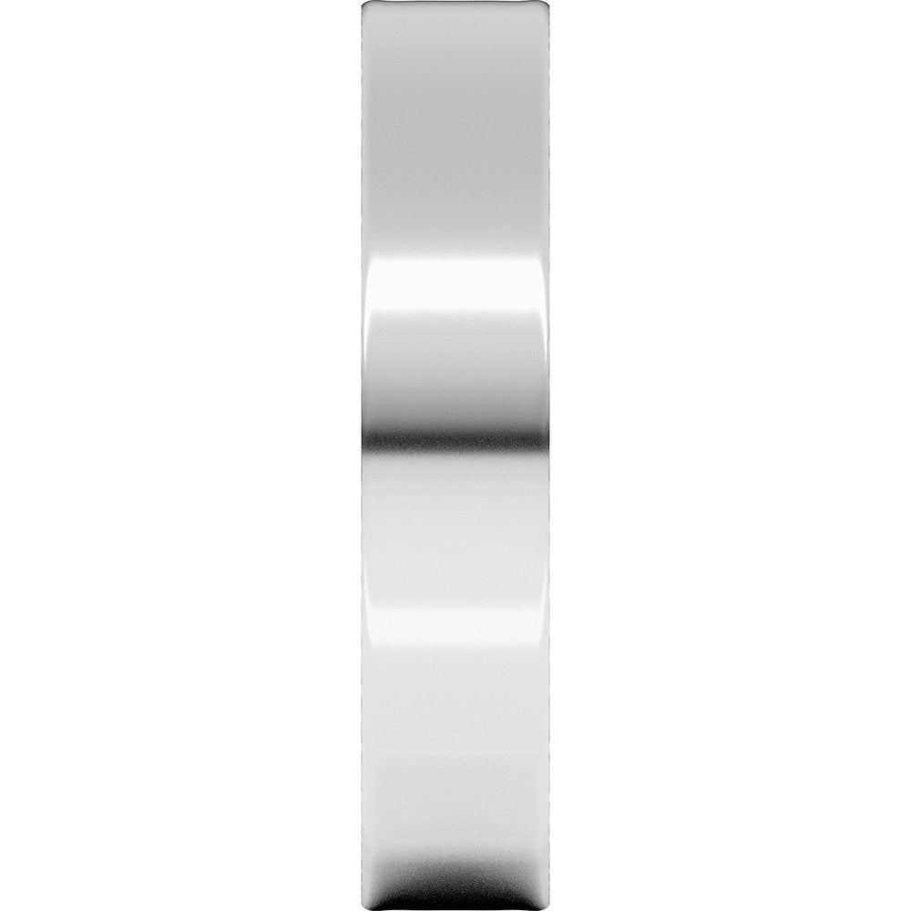 Sterling Silver 4 mm Ultra-Lightweight Flat Band Size 10