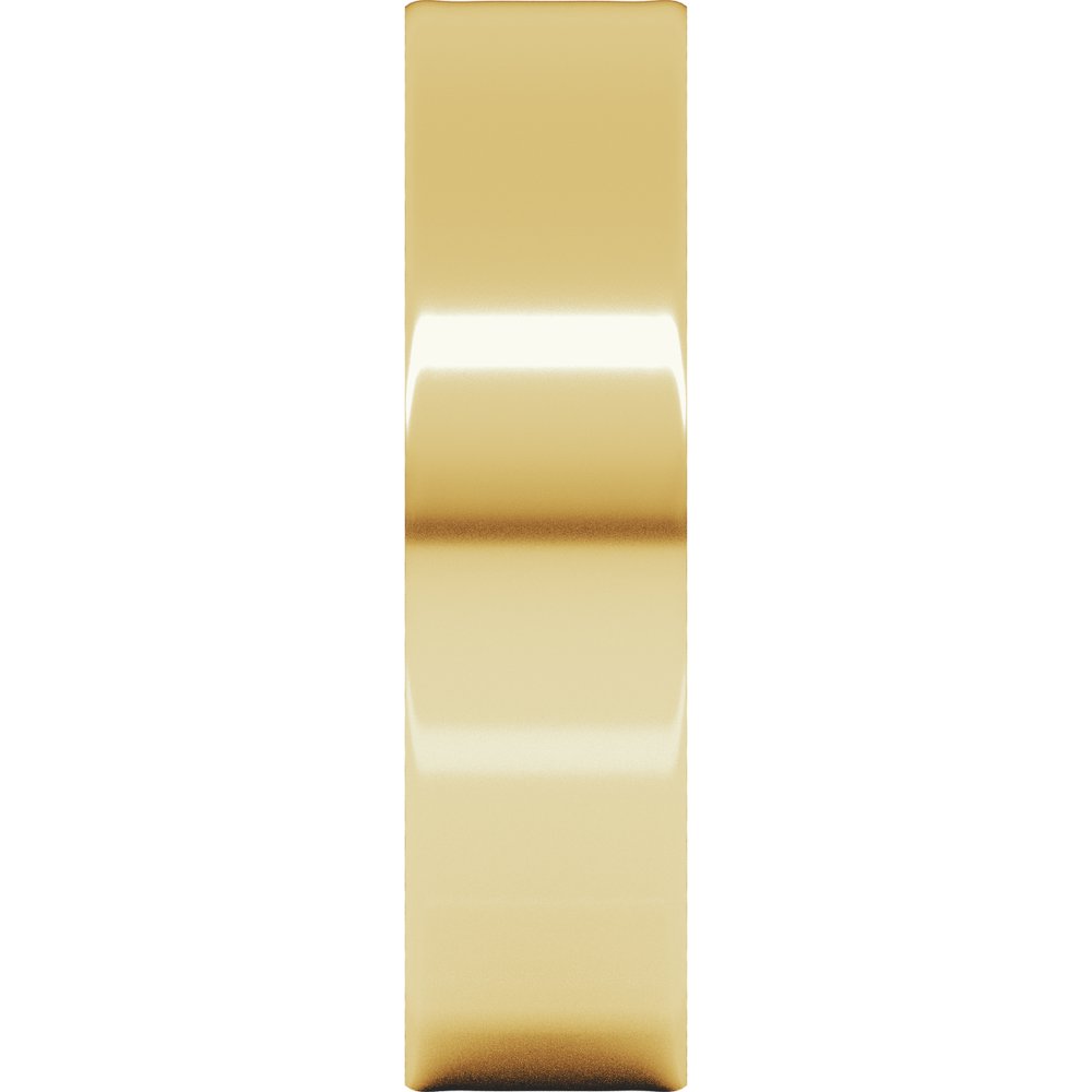 14K Yellow 5 mm Flat Ultra-Light Band