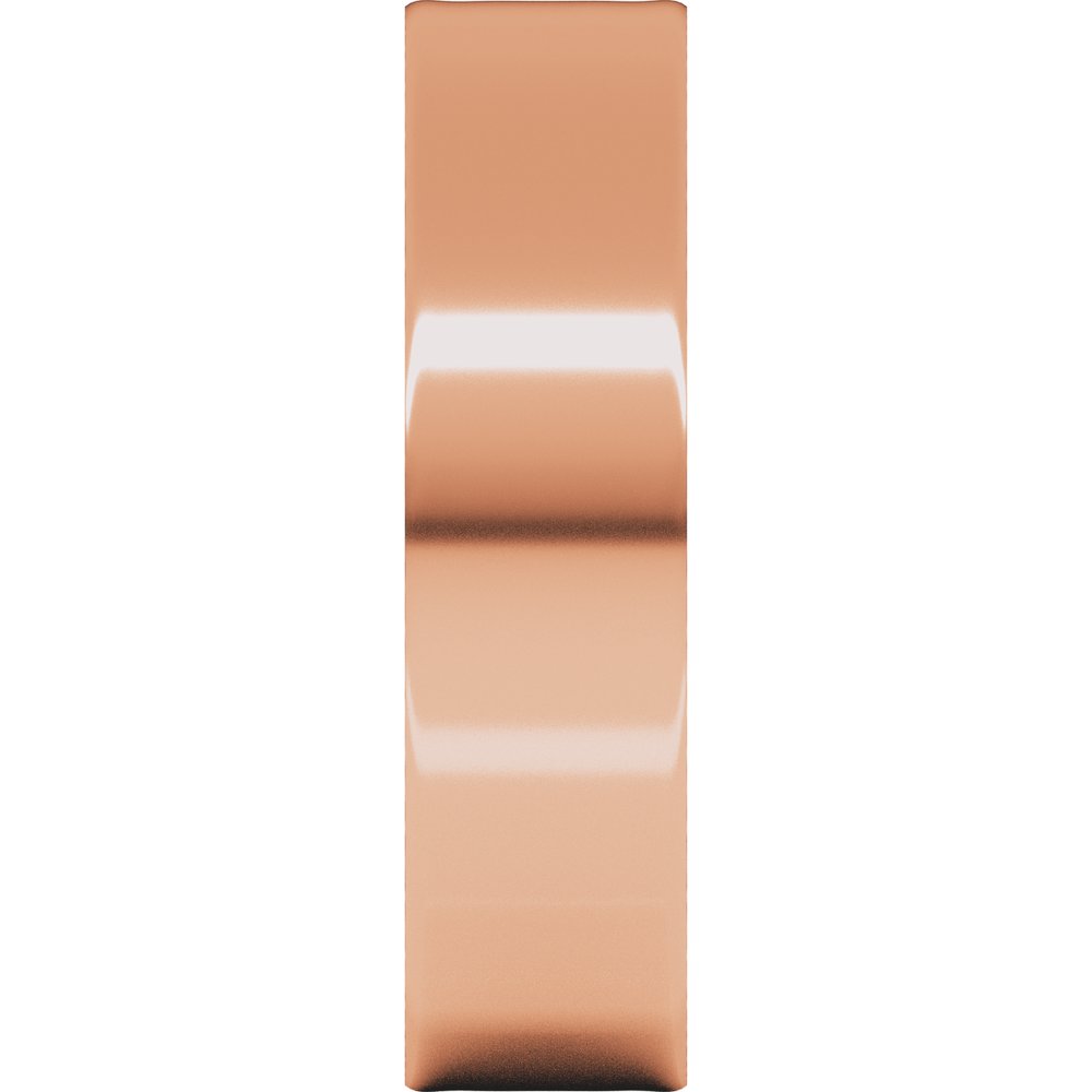18K Rose Gold 5 mm Ultra-Lightweight Flat Band Size 5.5