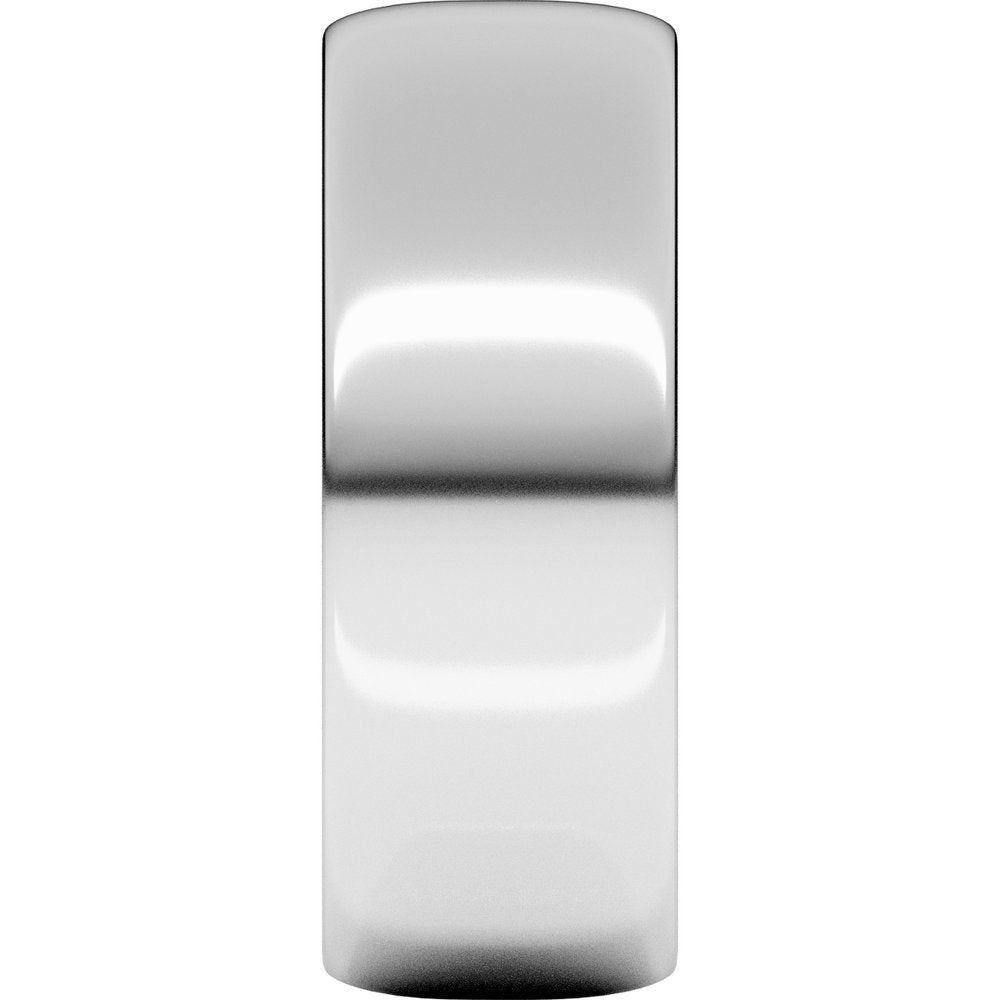 10K White 7 mm Half Round Light Band