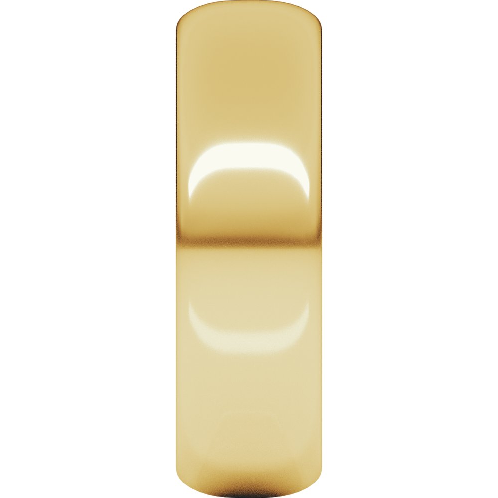 18K Yellow 6 mm Half Round Band