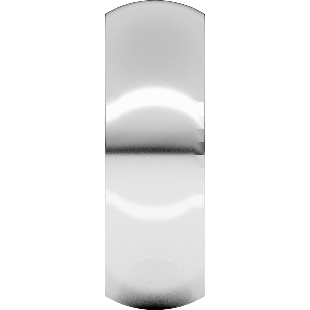 Platinum 7 mm Half Round Comfort Fit Band