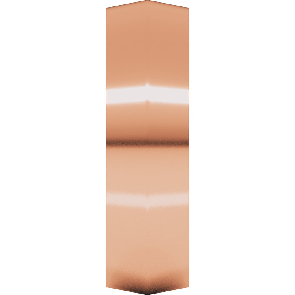 10K Rose Gold 6 mm Comfort-Fit Knife Band Size 12