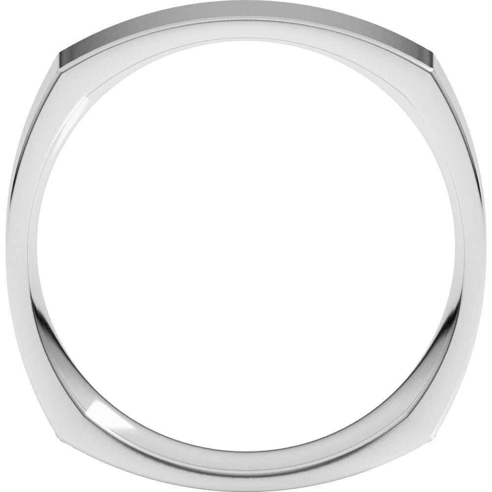Sterling Silver 5 mm Square Comfort Fit Band
