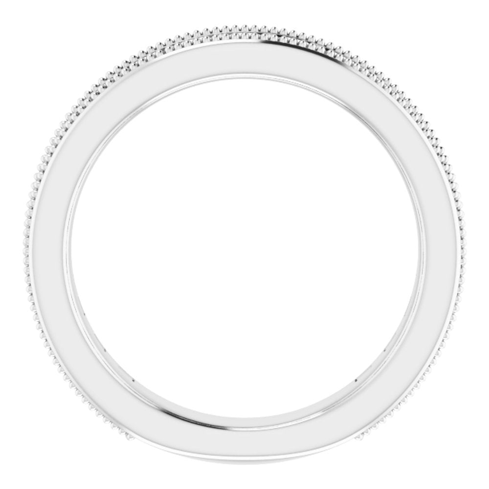 14K White Gold 1 CTW Natural Diamond Anniversary Band