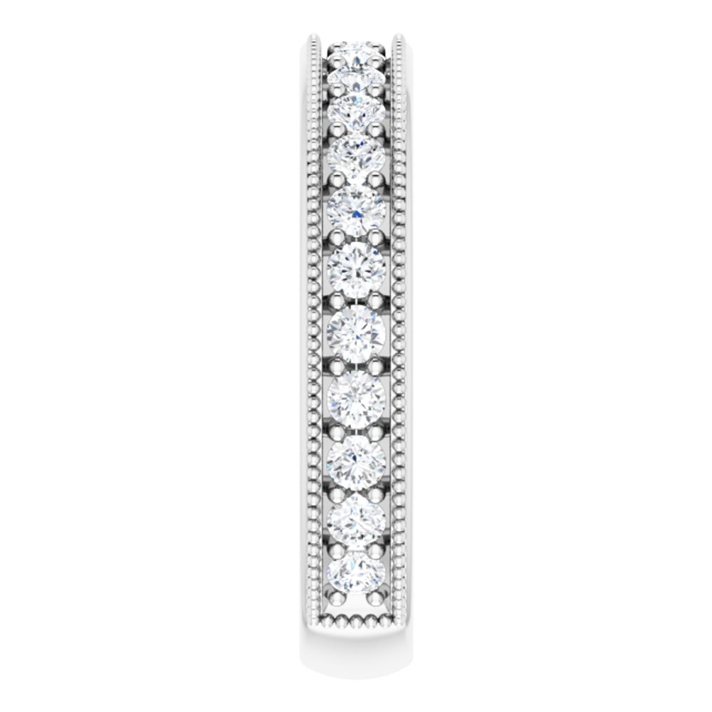 14K White Gold 3/4 CTW Natural Diamond Anniversary Band