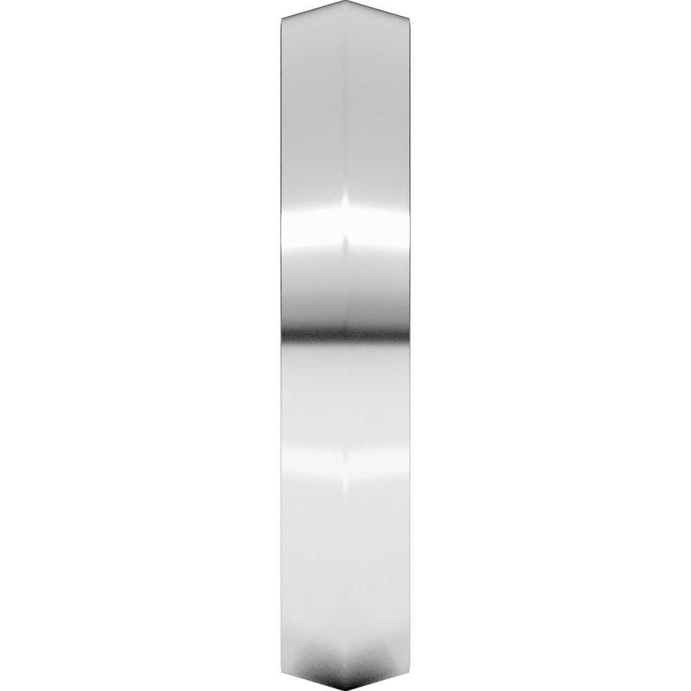 14K White 4 mm Knife Edge Comfort Fit Band Size 11