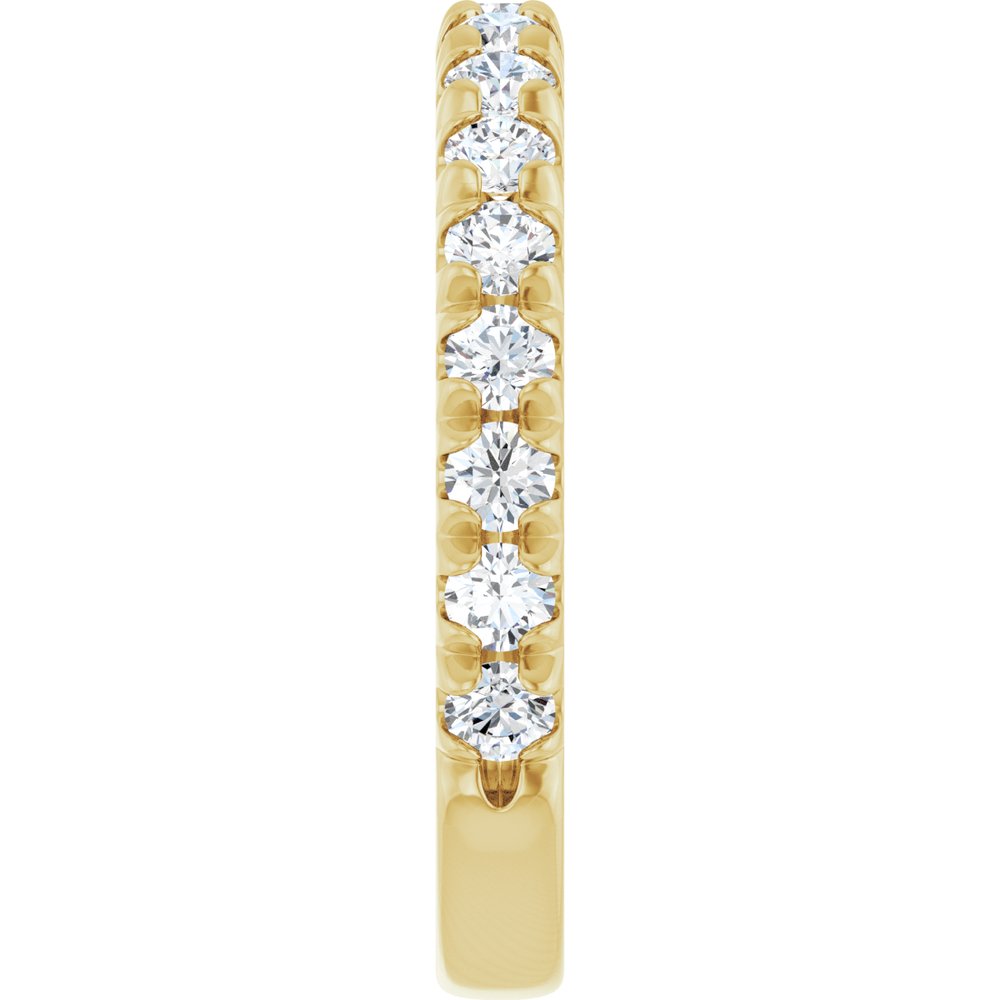 14K Yellow Gold 1 CTW Lab-Grown Diamond Anniversary Band