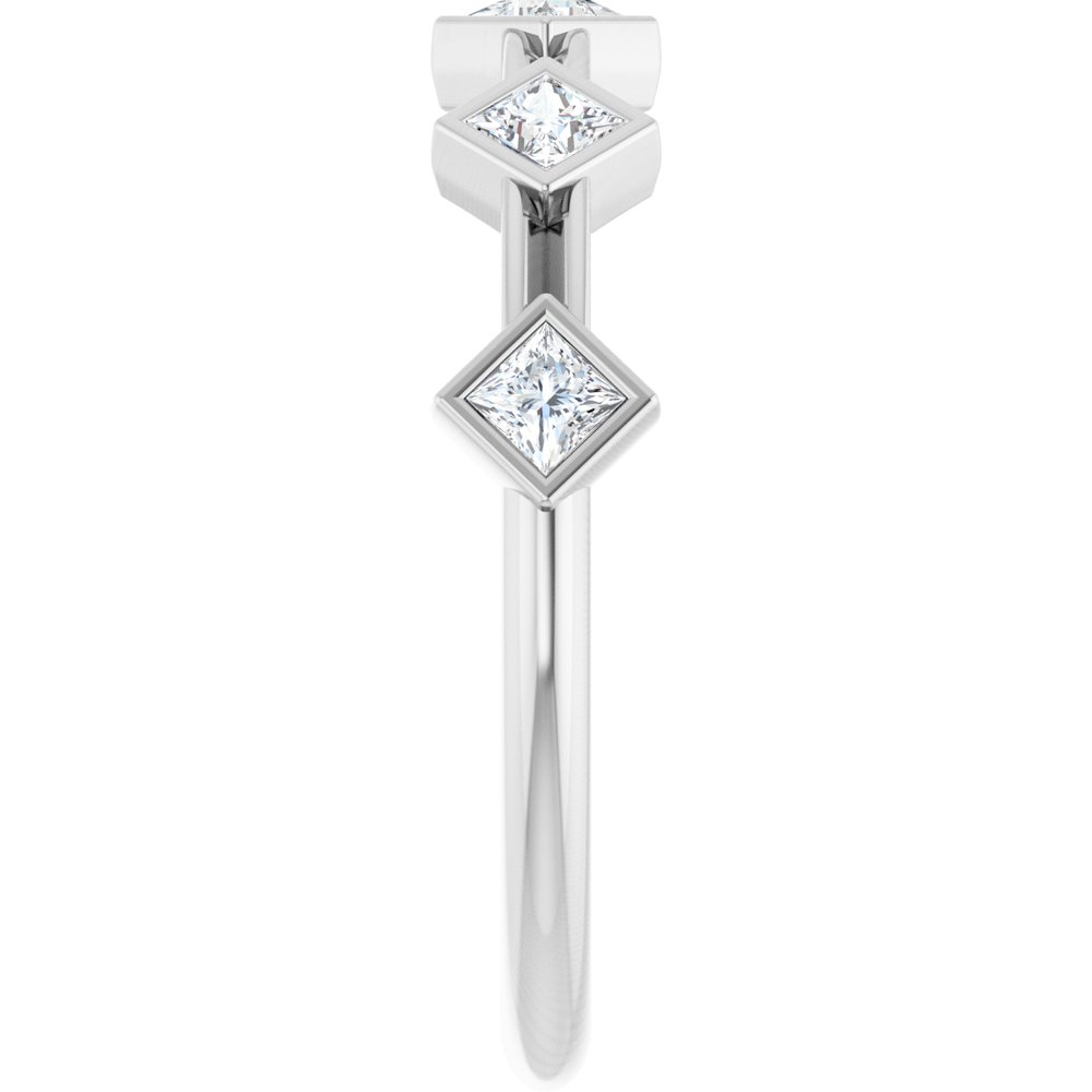 14K White 1/3 CTW Lab-Grown Diamond Anniversary Band