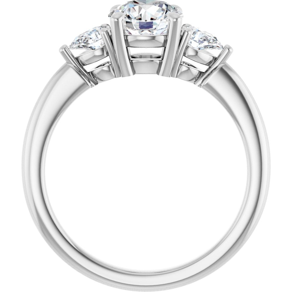 14K White Gold 1 1/4 CTW Lab-Grown Diamond Engagement Ring