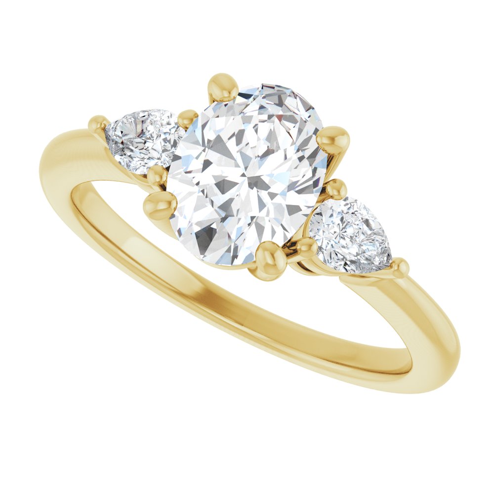 14K White Gold 1 1/4 CTW Lab-Grown Diamond Engagement Ring