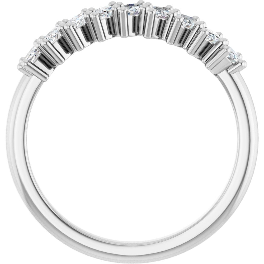 14K White Gold 1/2 CTW Lab-Grown Diamond Anniversary Band