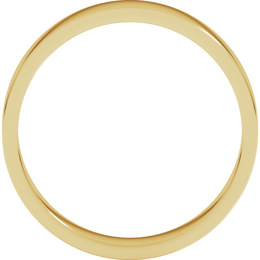 18K Yellow 4 mm Flat Band