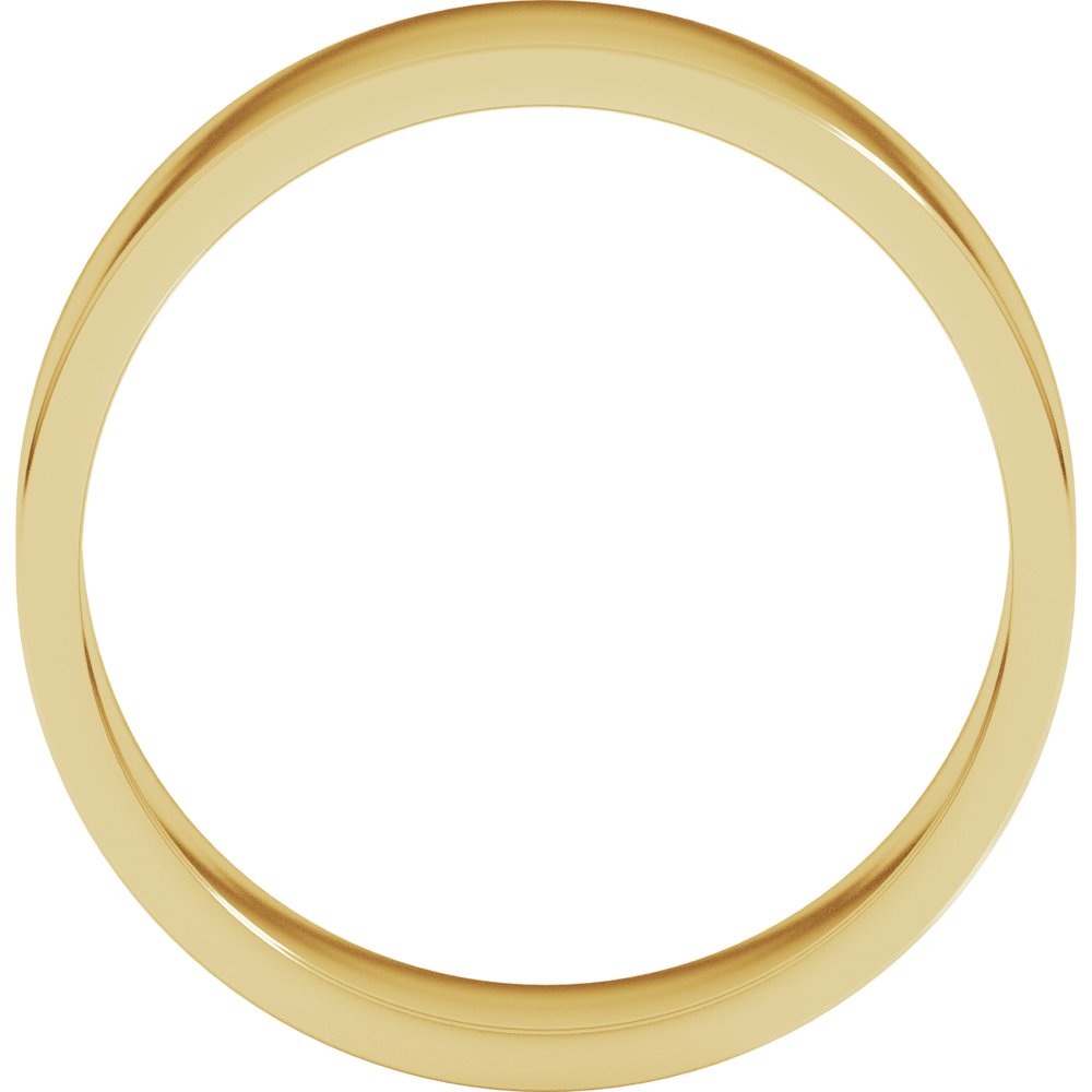 18K Yellow 6 mm Flat Band