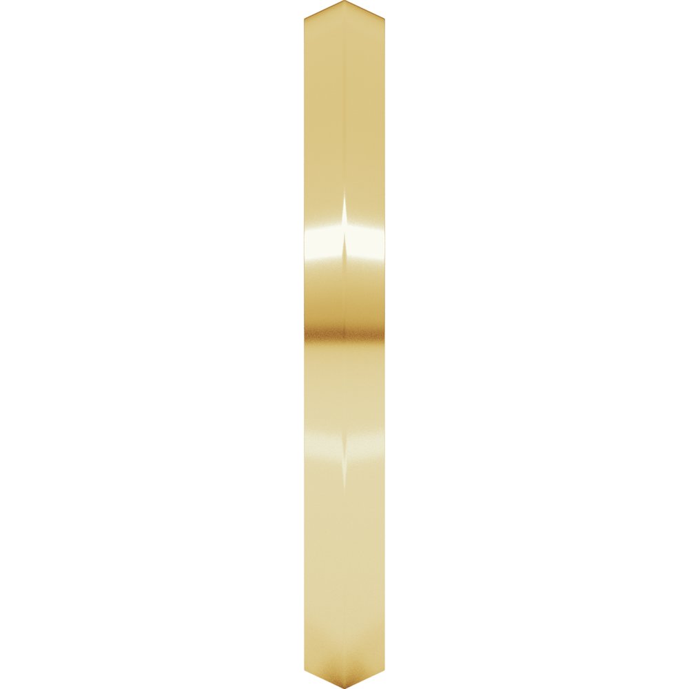 14K Yellow Gold 2.5 mm Comfort-Fit Knife Band Size 4.5