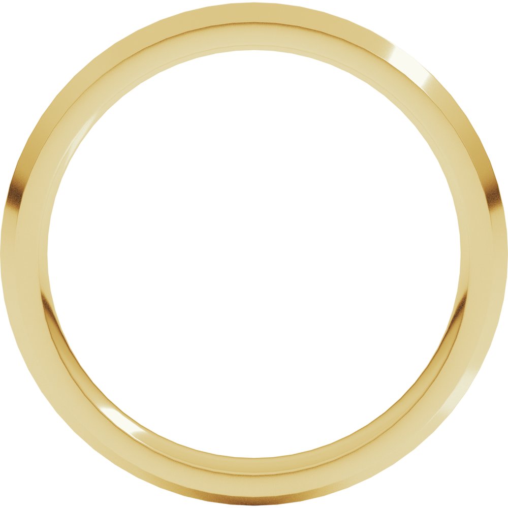 14K Yellow Gold 3 mm Comfort-Fit Knife Band Size 6