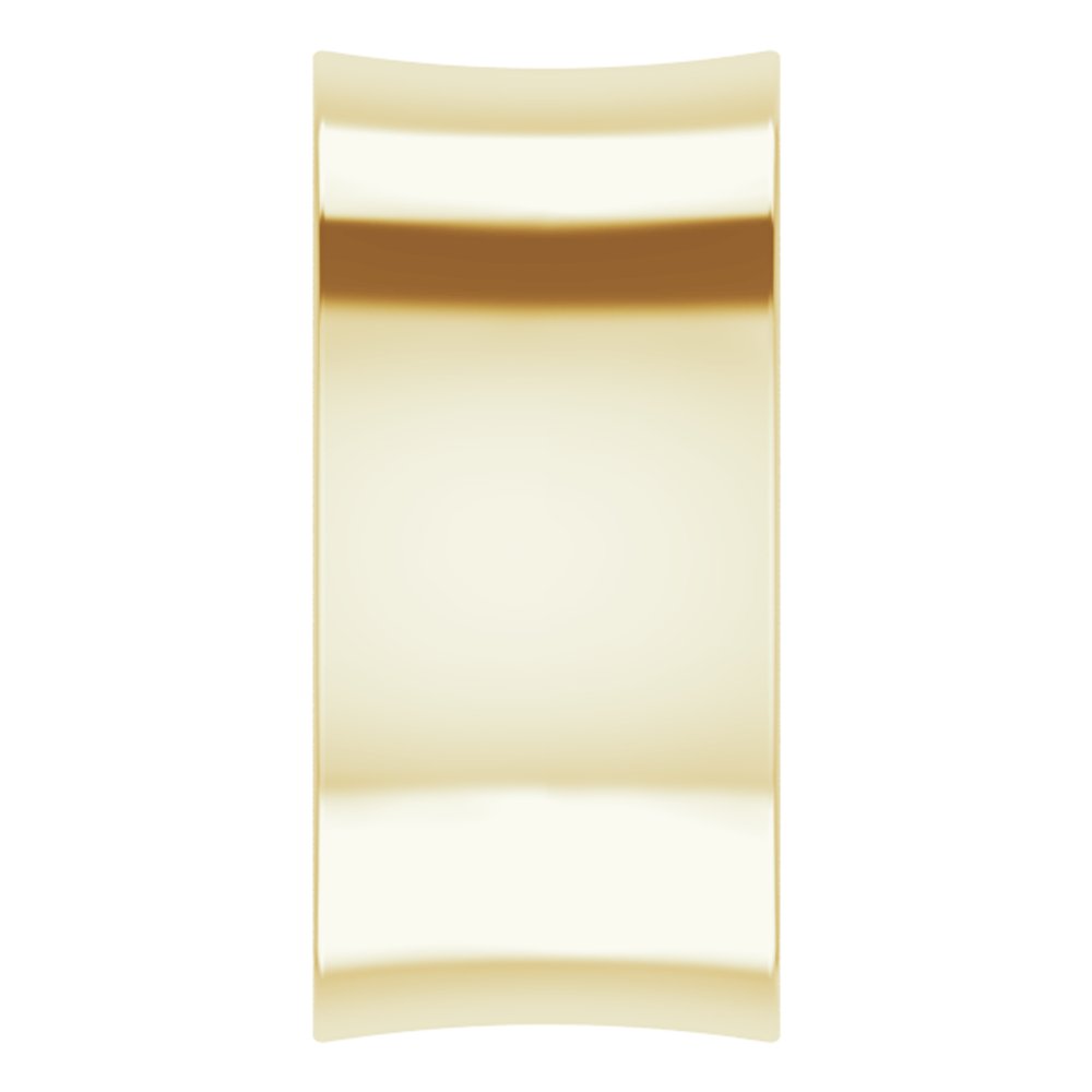 14K Yellow 10 mm Comfort-Fit Concave Band Size 6