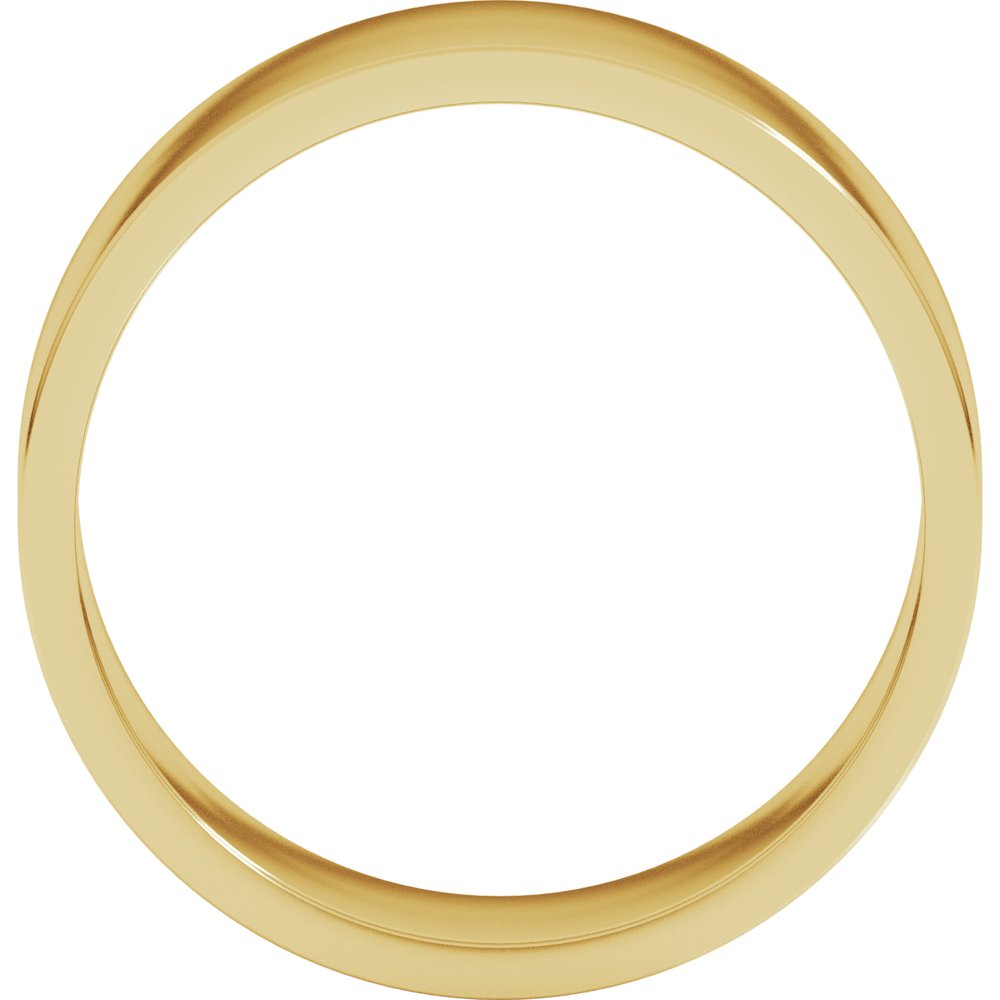 14K Yellow Gold 7 mm Flat Band Size 7
