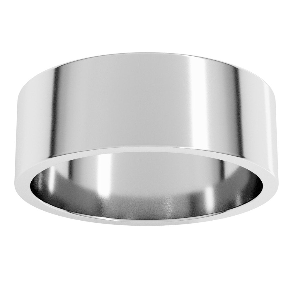 Palladium 7 mm Flat Band Size 6