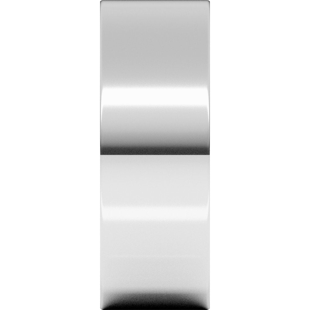 14K White Gold 7 mm Flat Band Size 6