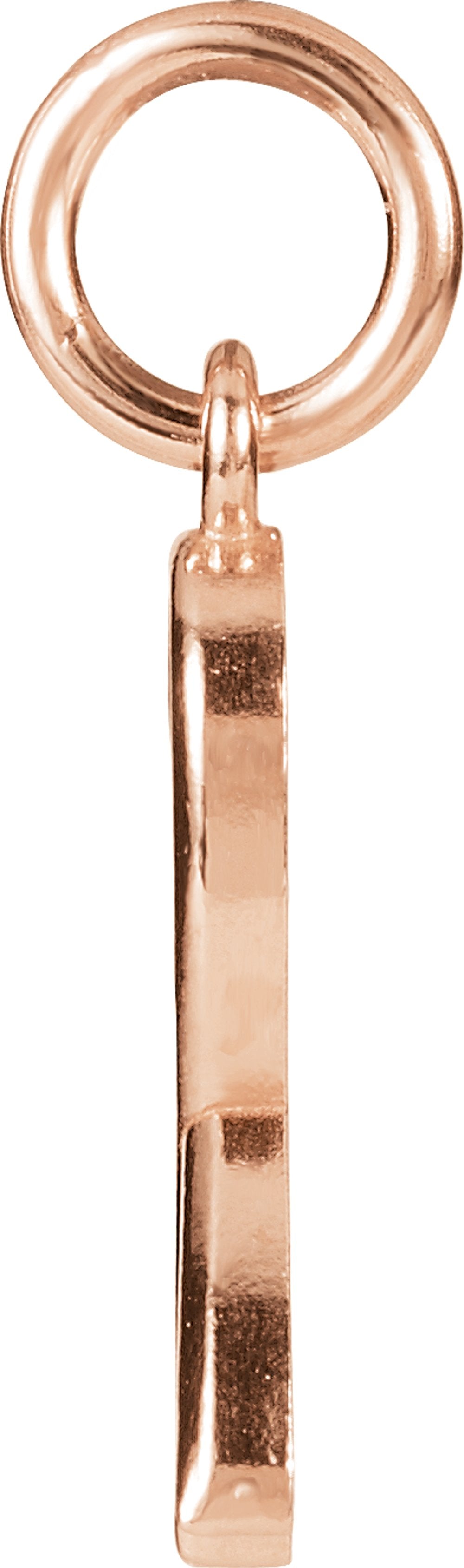 14K Rose Posh Mommy® Breast Cancer Awareness Charm/Pendant