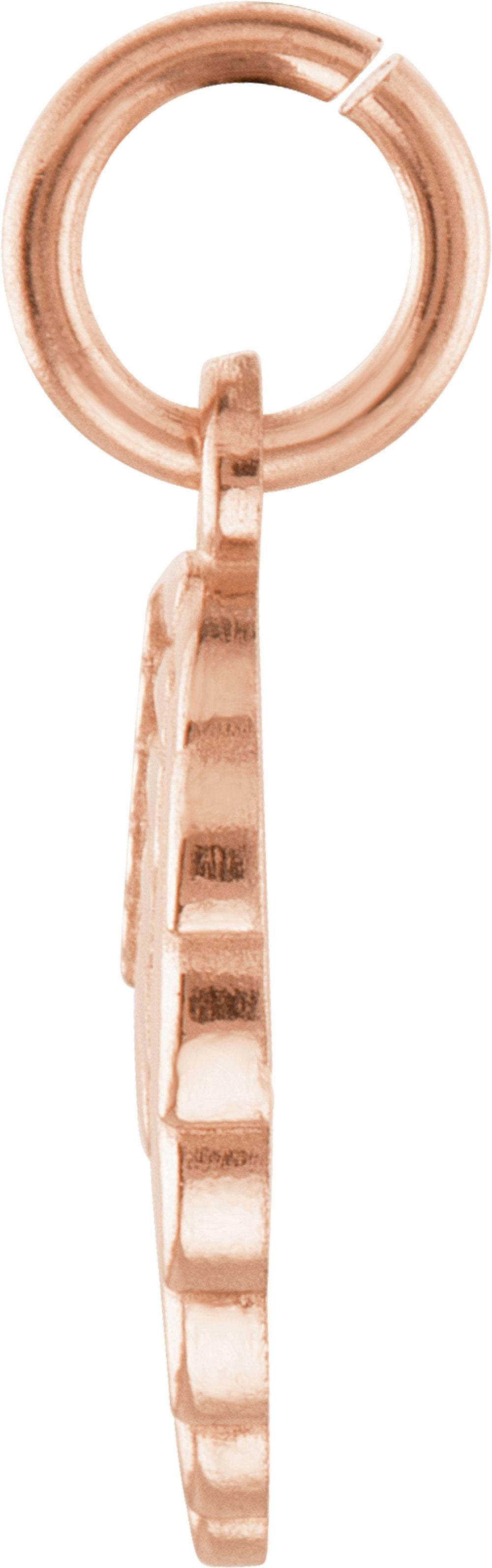 14K Rose Gold Posh Mommy® Angel Wing Charm/Pendant