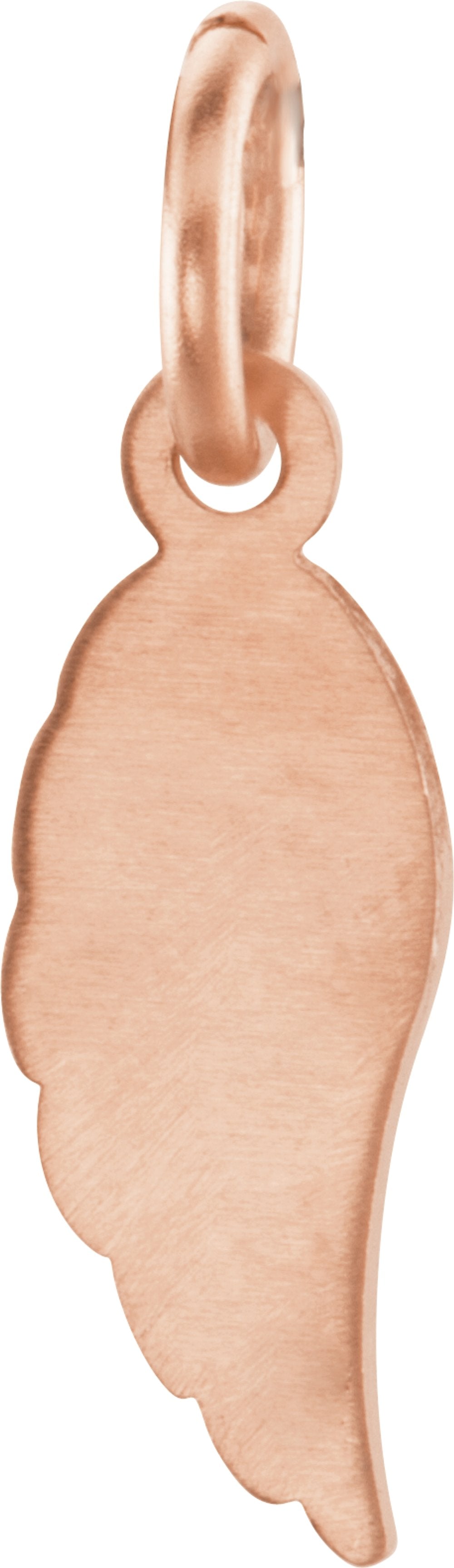 14K Rose Gold Posh Mommy® Angel Wing Charm/Pendant