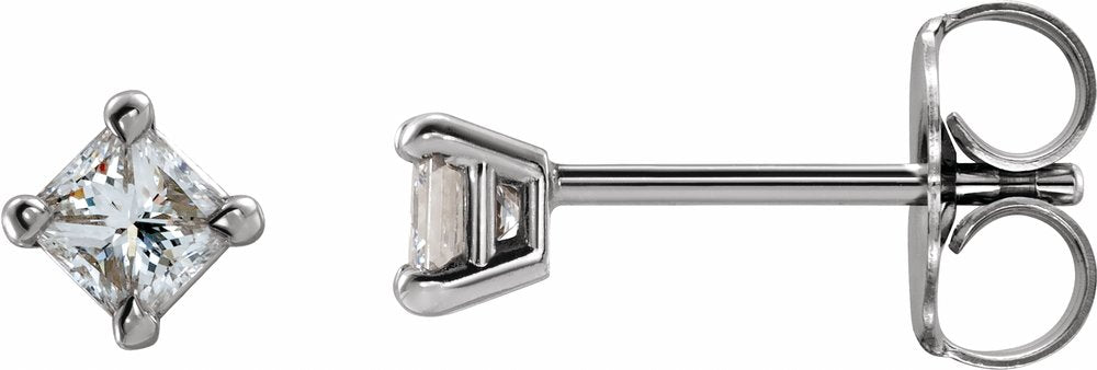 14K White Gold 1/3 CTW Natural Diamond Earrings