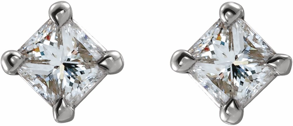 14K White Gold 1/3 CTW Natural Diamond Earrings