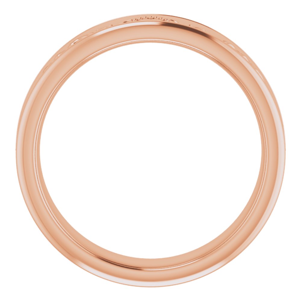 14K Rose Claddagh Band Sze 10