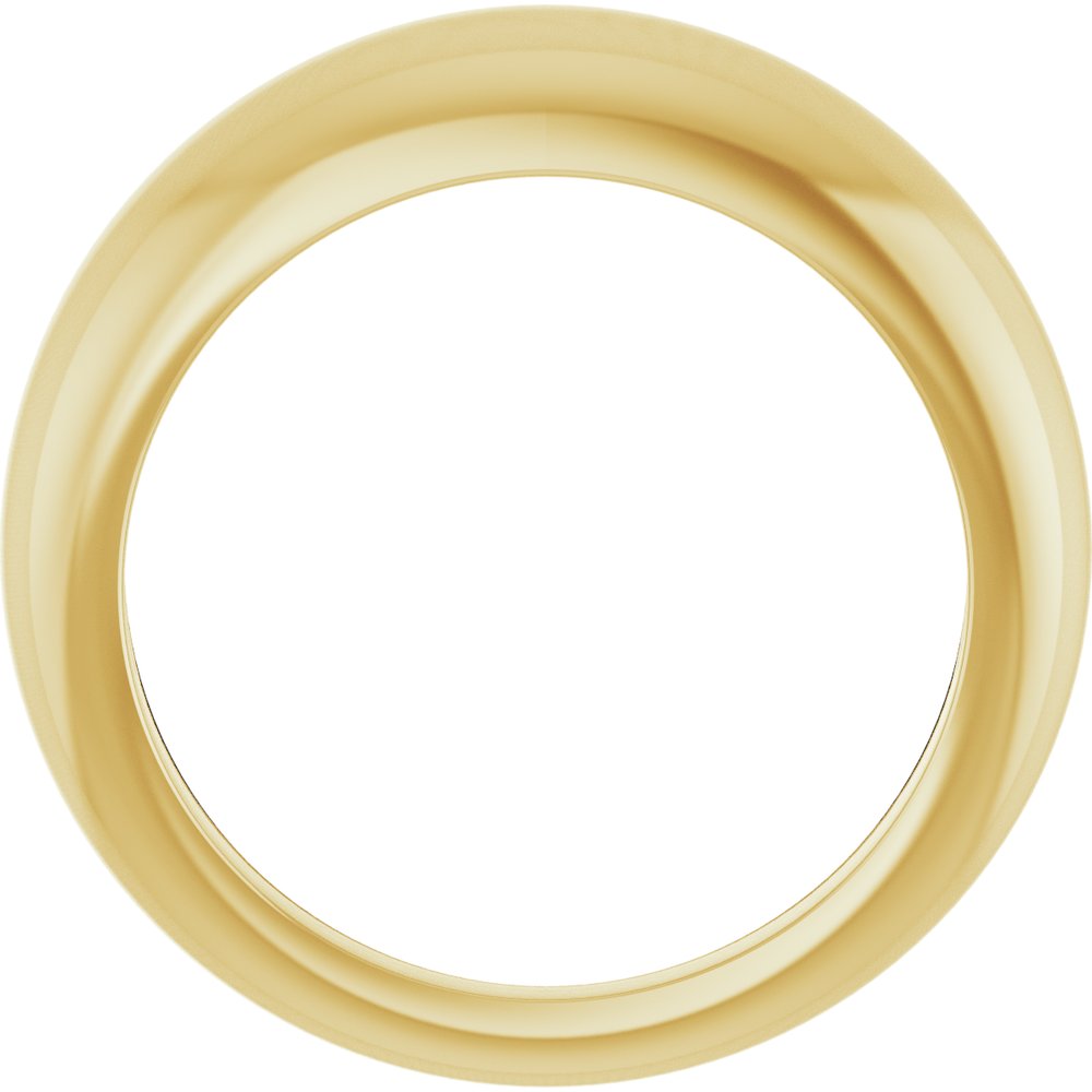 14K Yellow Gold 6 mm Petite Dome Ring