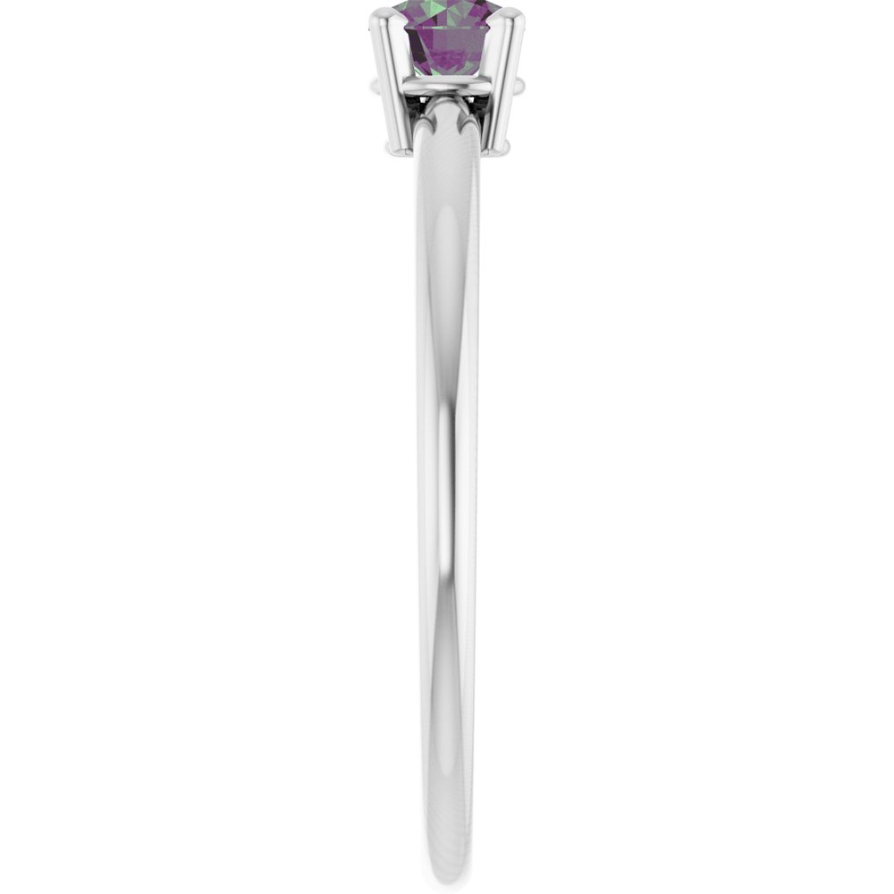 Sterling Silver Imitation Alexandrite Ring