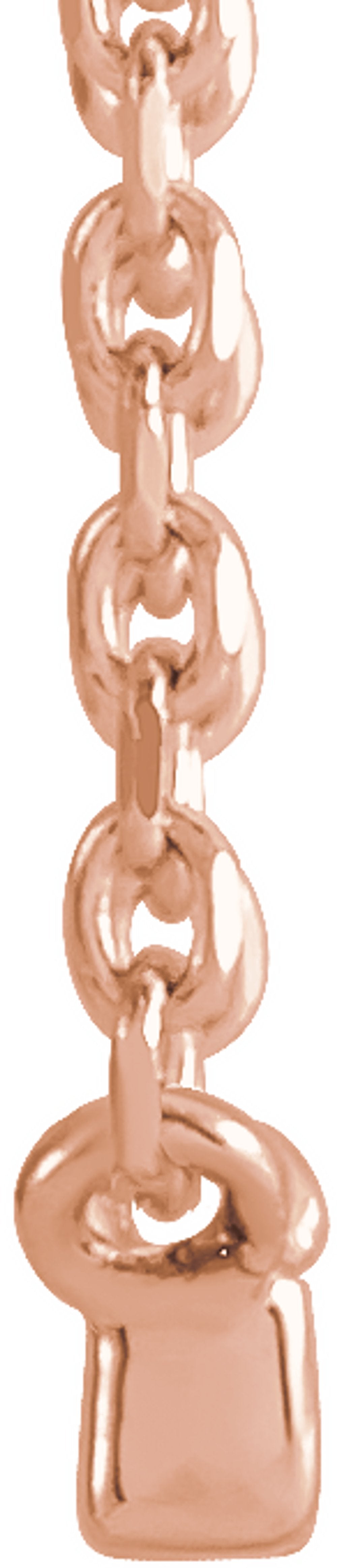 14K Rose Gold .07 CTW Natural Diamond French-Set Bar 18" Necklace