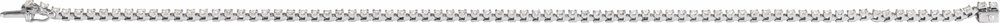 14K White Gold 1 CTW Natural Diamond Line 7 1/4" Bracelet